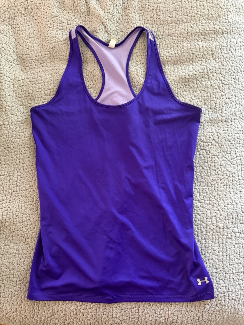 Under Armour Purple Racerback Performance Tank